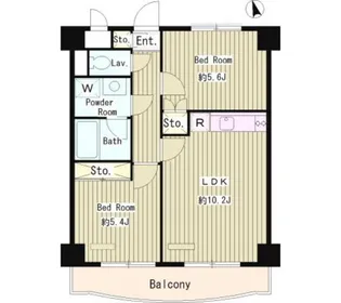 メゾン「サロム」【10階】の間取り