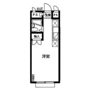 エステートピア上連雀【2階】の間取り