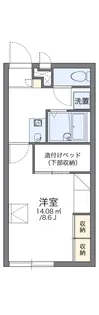 レオパレスフィエール【2階】の間取り