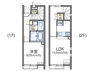 レオネクストファミリア白山【1階】の間取り