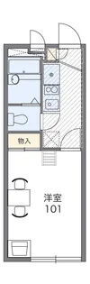 レオパレスリベルテ【2階】の間取り