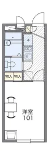 レオパレスガーデンプレイス【1階】の間取り