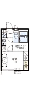 レオパレスグレース【1階】の間取り