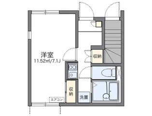 レオネクストサニーリーフ【1階】の間取り