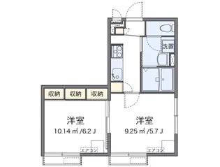 レオパレス英【2階】の間取り