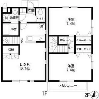 VERDURE【1階】の間取り