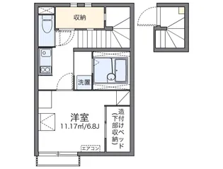 レオネクストこぶし【2階】の間取り