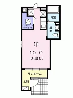 ピースフルⅡ【1階】の間取り