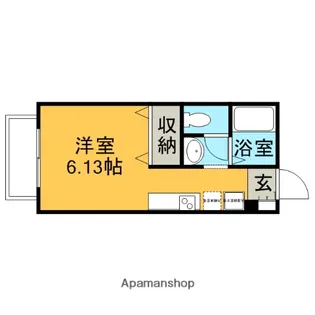 東京都武蔵野市境1丁目【アパート】の間取り