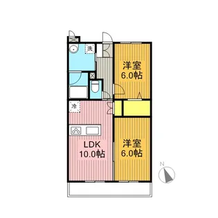 ジェメリフェリオ武蔵野N【1階】の間取り