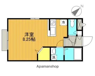 BEACH HILLS【1階】の間取り