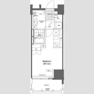 プライムアーバン久米川【7階】の間取り
