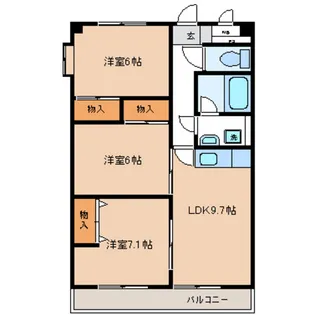 第2藤マンション【1階】の間取り
