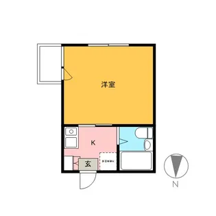 ヴィスタ国分寺【2階】の間取り