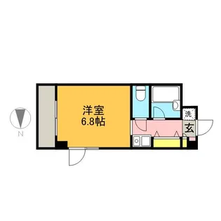 ルミエール武蔵野【1階】の間取り