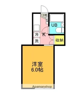 モンシャトー箕輪【1階】の間取り