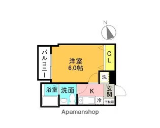 コルサ武蔵野【3階】の間取り