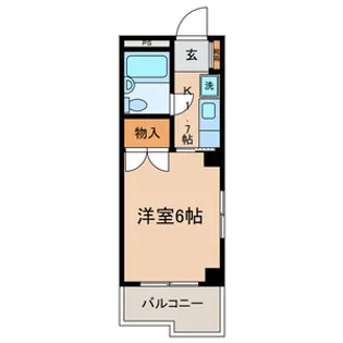 マンション如月【201号室号室】の間取り