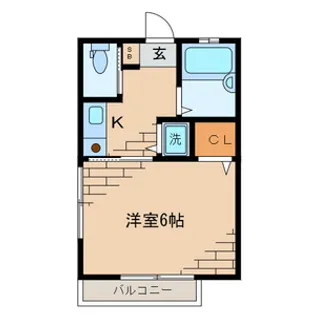 ルミエールヒイラギ【2階】の間取り