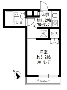 ヴェルディ武蔵野【2階】の間取り