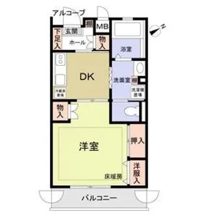 こもれび滝山【1階】の間取り
