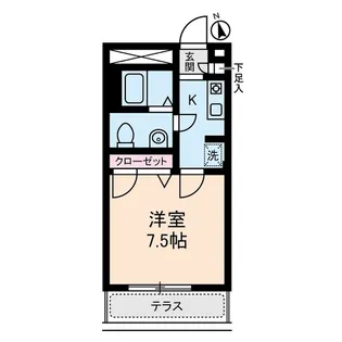 Y’S HOUSE【1階】の間取り