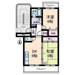 クレール18【3階】の間取り