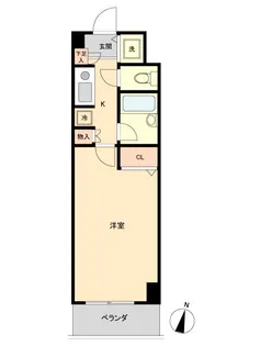 CITY SPIRE 国分寺【3階】の間取り