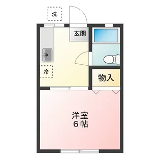 パナハイツ関根【203号室号室】の間取り