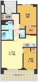 プライムメゾン武蔵野の杜【124号室号室】の間取り