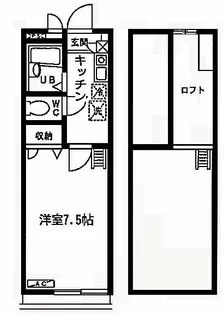 メインシティガーデン ウィステリア【102号室号室】の間取り