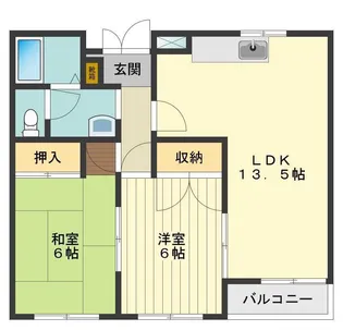 アピアⅡ【1階】の間取り