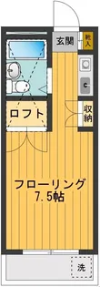 ドミール萩山【206号室号室】の間取り