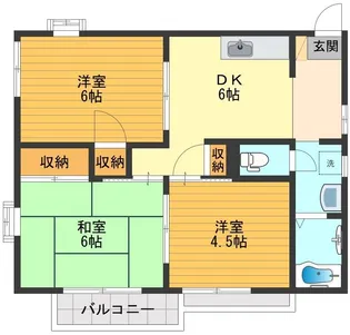 サンレイク湖畔【201号室号室】の間取り