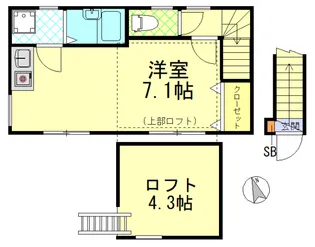ウィンズパレ田無【2階】の間取り