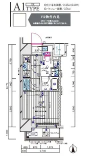 メインステージ立川Ⅴ【701号室号室】の間取り
