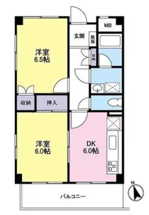 ルート立川【305号室号室】の間取り