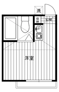 ブルーウィング【202号室】の間取り