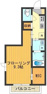 グランレーヴ【210号室号室】の間取り