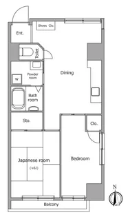 アネックス調布【5階】の間取り