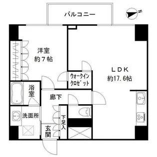 RODIA立川【5階】の間取り