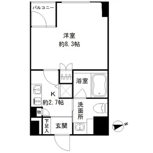 RODIA立川【1階】の間取り