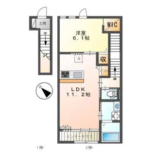ミラドール・Ⅱ【2階】の間取り