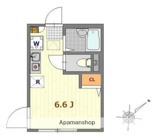 BRIO武蔵小金井【1階】の間取り