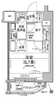 ルフレイムーブル立川【902号室号室】の間取り