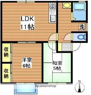 クラントロイメ【2階】の間取り