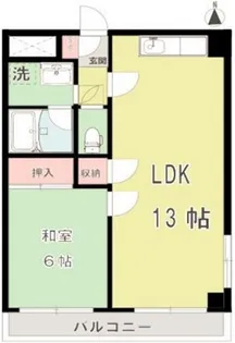 K’Sハウス【1階】の間取り