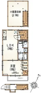 ウエルストン国立【2階】の間取り