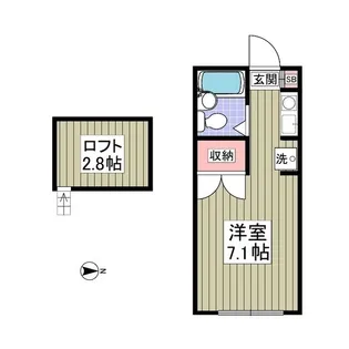 ベルハウス 小平【1階】の間取り