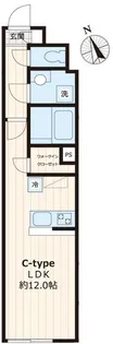 アイリス立川【1階】の間取り